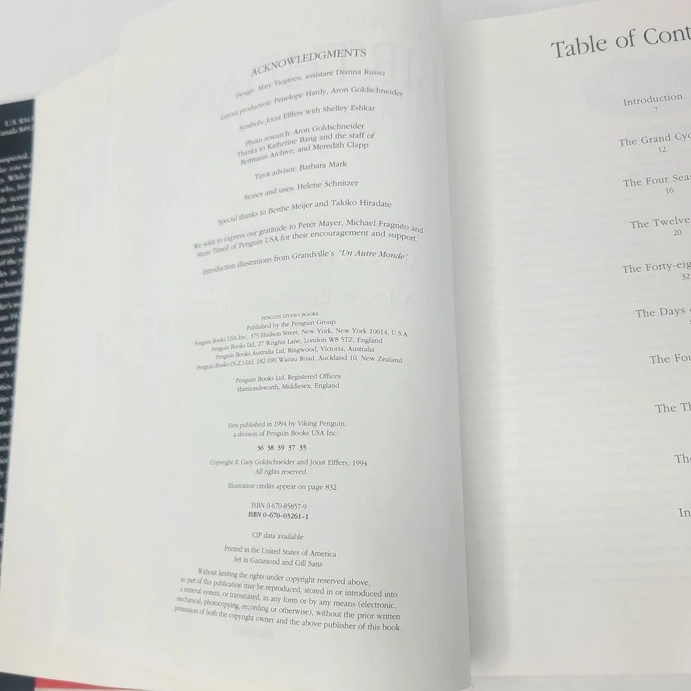 The Secret‎ Language of Birthdays Gary Goldschneider Astrology Coffee Table Book